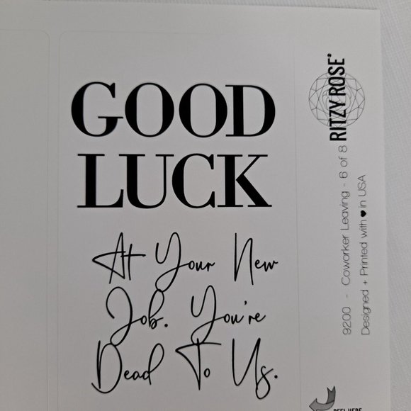 Wine Bottle Retirement Party Labels Stickers 8 piece - Picture 6 of 11